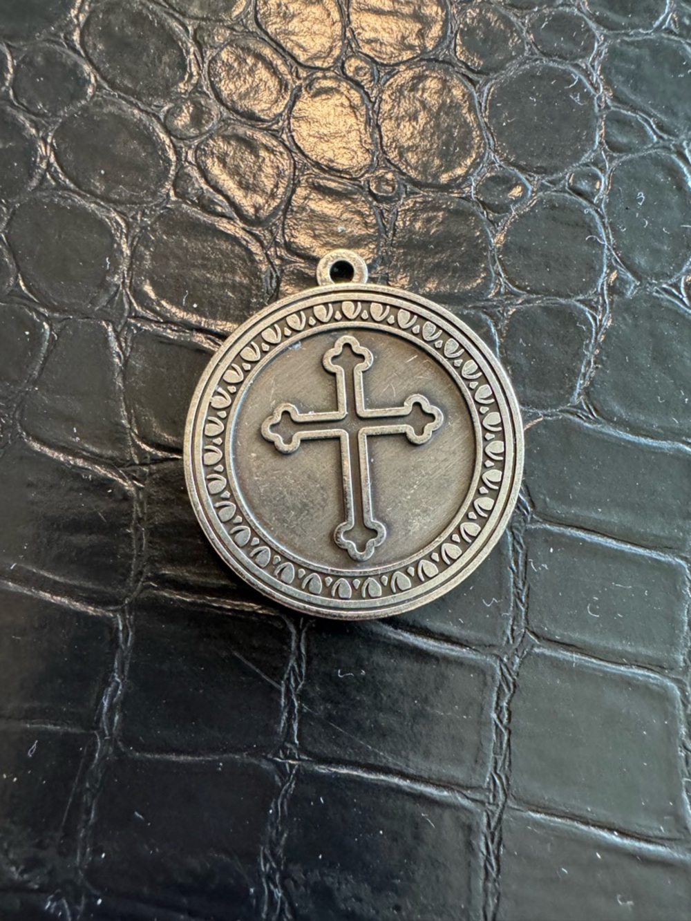Bundle 3 for $10. Antique-Style Cross Pendant in Aged Silver